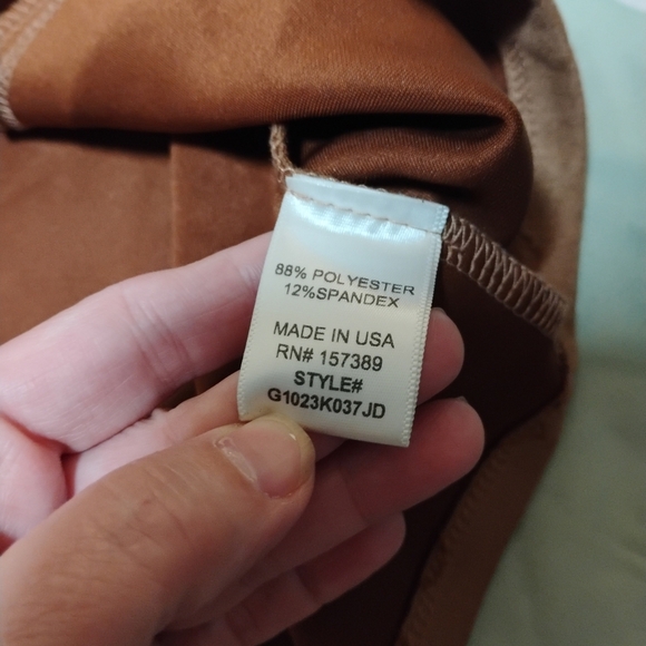 Chic Tan Pencil Skirt for Women - Picture 4 of 8